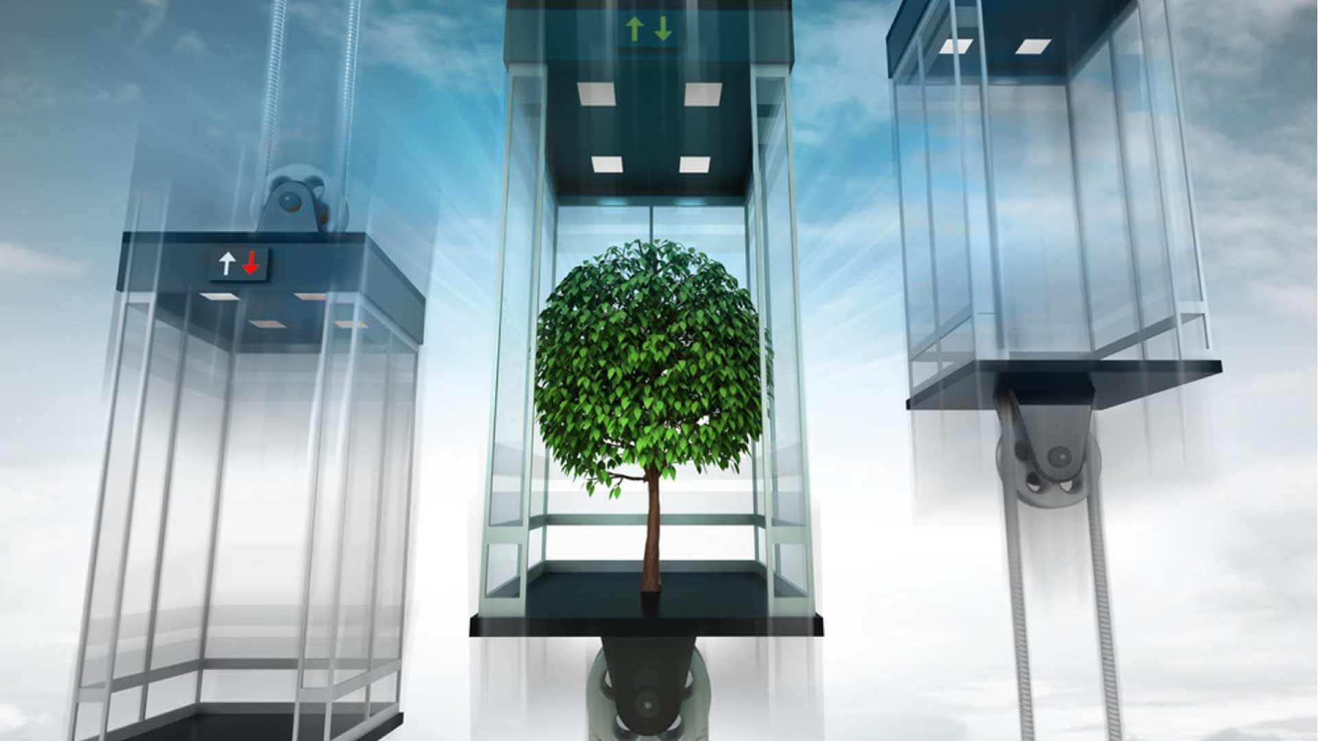 Imagem elevador sustentabilidade